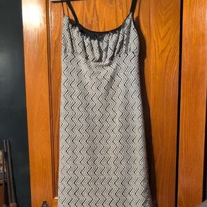 Jonathan Martin Monochrome Patterned Dress